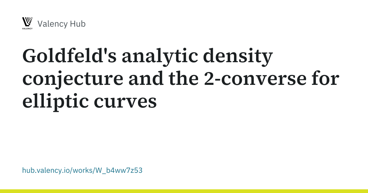 Goldfeld's analytic density conjecture and the 2-converse for elliptic ...